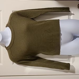H&M Divided, army green, sweater. Size M